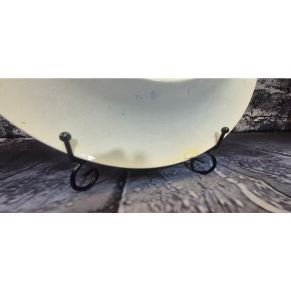 Antique Historical Philadelphia Souvenir Blue Plate by Howland & Marshellus Co - Picture 6 of 6